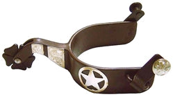 Antique Brown Men's Spurs Star Concho