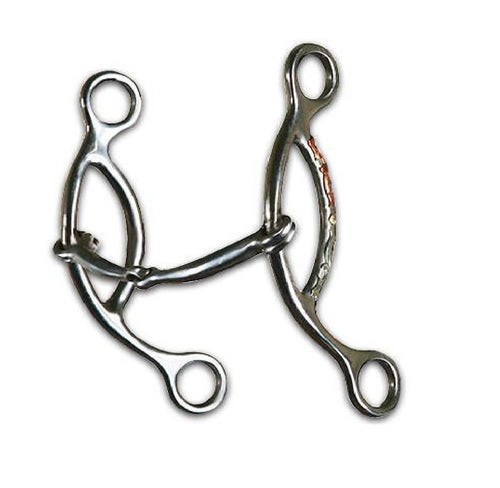 Cactus Saddlery Gag Smooth Snaffle Bit - Aces & Eights Western Wear, Inc. 