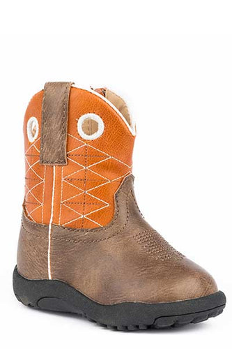 Roper Infant Boys' Criss Cross Cowboy Boots